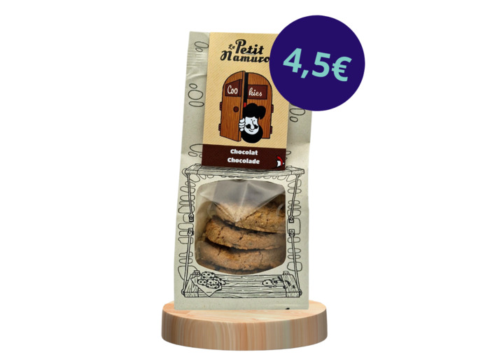 Sachet de cookies au chocolat