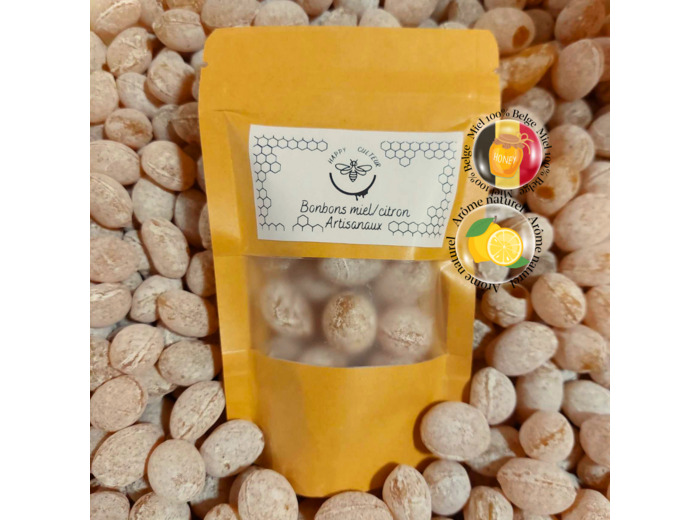 Bonbons au miel et citron
