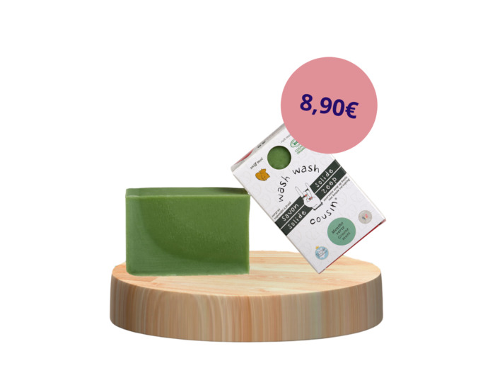 Savon solide menthe verte