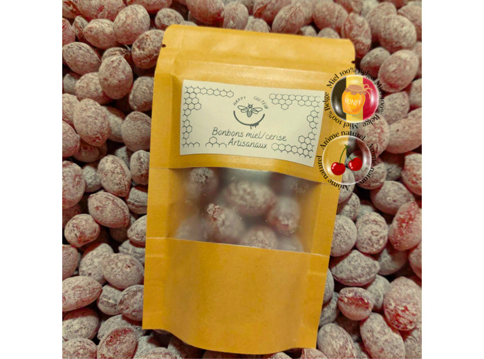 Bonbons au miel et cerise