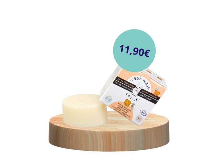 Après shampoing solide démêlant