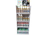 Display rempli de la gamme de produits LaverVert
