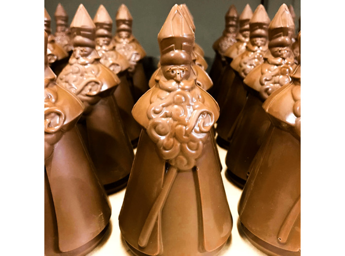 Saint-Nicolas en chocolat- chocolat lait