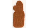 Saint-Nicolas surprise chocolat noir, spéculoos 10cm et 2 pralines - La femme du chocolatier