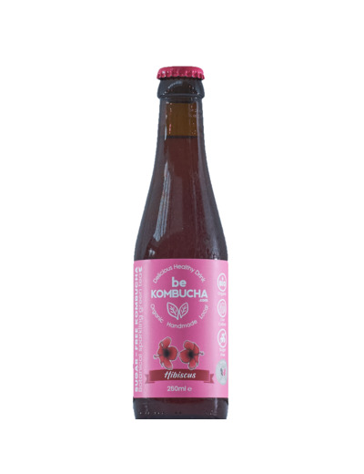 BeKombucha Sans Sucre HIBISCUS 25cl