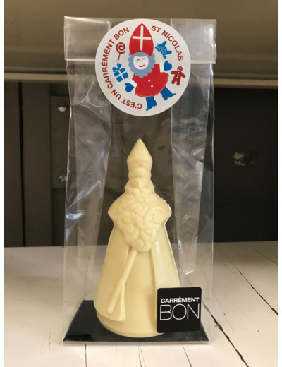 Saint-Nicolas en chocolat- chocolat blanc